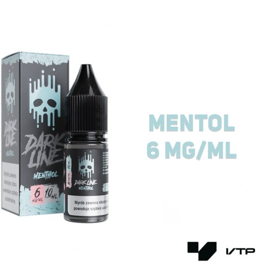 *LIQUID DARK LINE - MENTHOL 10ML 06MG -zdjęcie numer 2