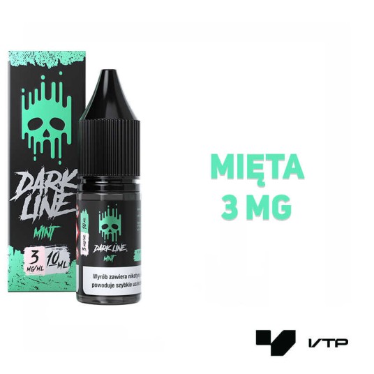 *LIQUID DARK LINE - MINT 10ML 03MG -zdjęcie numer 2