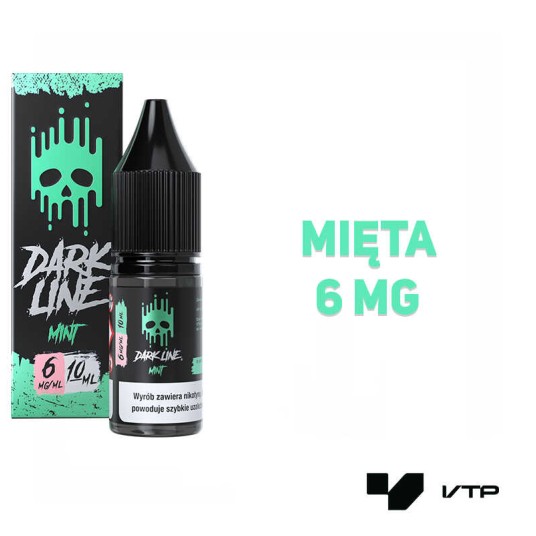 *LIQUID DARK LINE - MINT 10ML 06MG -zdjęcie numer 2