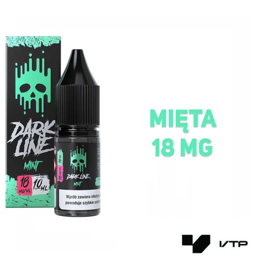*LIQUID DARK LINE - MINT 10ML 18MG -zdjęcie numer 2