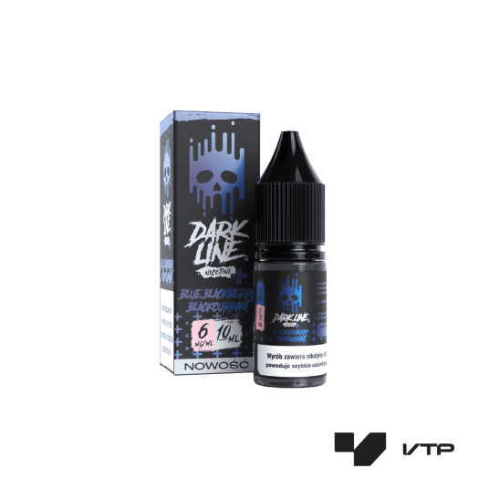 **LIQUID DARK LINE NICO+ - BLUE BLACKBERRY 6MG -zdjęcie numer 1