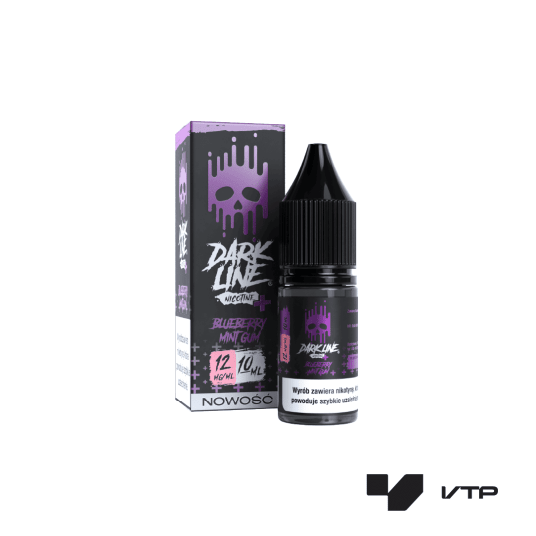 **LIQUID DARK LINE NICO+ - BLUE MINT GUM 12MG -zdjęcie numer 1