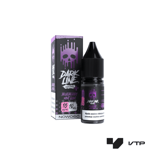 **LIQUID DARK LINE NICO+ - BLUE MINT GUM 18MG -zdjęcie numer 1