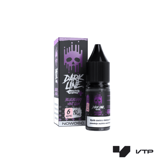 **LIQUID DARK LINE NICO+ - BLUE MINT GUM 6MG -zdjęcie numer 1