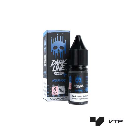 **LIQUID DARK LINE NICO+ - BLUEBERRY 6MG -zdjęcie numer 1