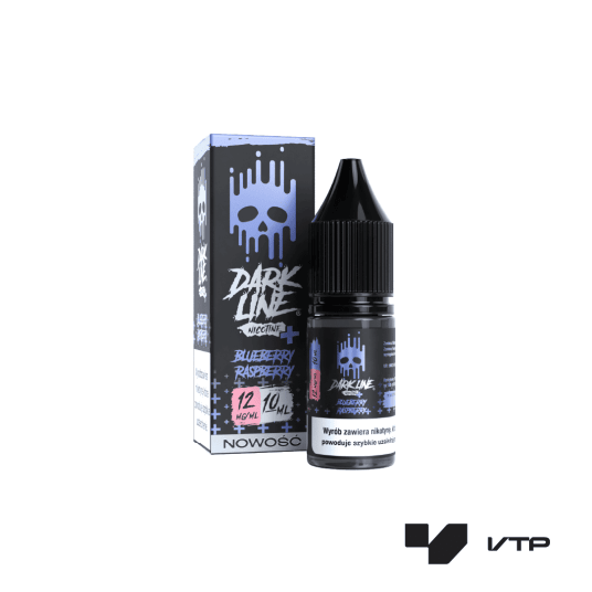 **LIQUID DARK LINE NICO+ - BLUEBERRY RASP 12MG -zdjęcie numer 1