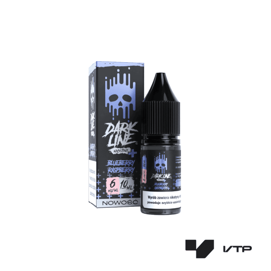 **LIQUID DARK LINE NICO+ - BLUEBERRY RASP 6MG -zdjęcie numer 1