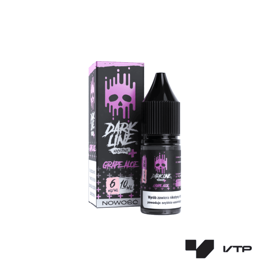 **LIQUID DARK LINE NICO+ - GRAPE ALOE 10ML 6MG -zdjęcie numer 1