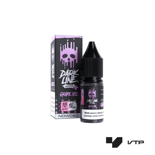 **LIQUID DARK LINE NICO+ - GRAPE ICE 10ML 18MG -zdjęcie numer 1