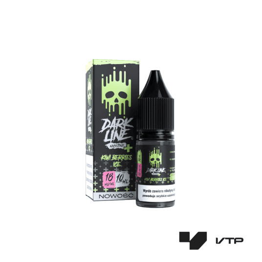 **LIQUID DARK LINE NICO+ - KIWI BERRIES ICE 18MG -zdjęcie numer 1