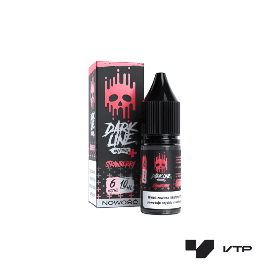 **LIQUID DARK LINE NICO+ - STRAWBERRY 06MG -zdjęcie numer 1
