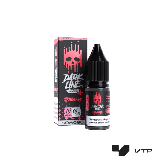 **LIQUID DARK LINE NICO+ - STRAWBERRY 18MG -zdjęcie numer 1