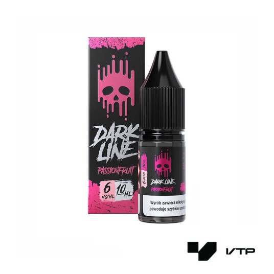 *LIQUID DARK LINE - PASSIONFRUIT 10ML 06MG -zdjęcie numer 1