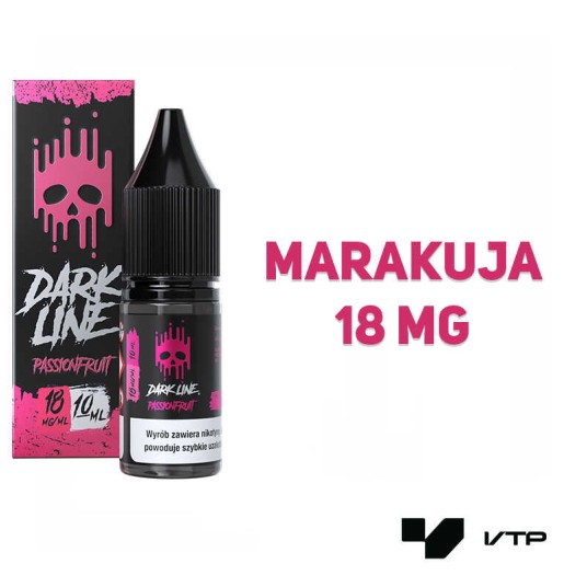 *LIQUID DARK LINE - PASSIONFRUIT 10ML 18MG -zdjęcie numer 2
