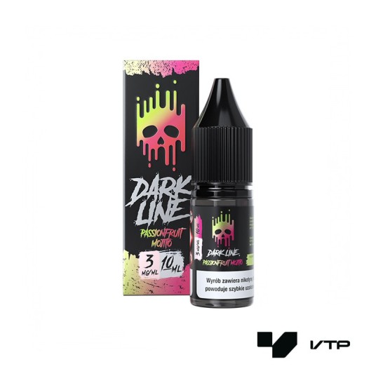 *LIQUID DARK LINE - PASSIONFRUIT MOJITO 10ML 03MG -zdjęcie numer 1