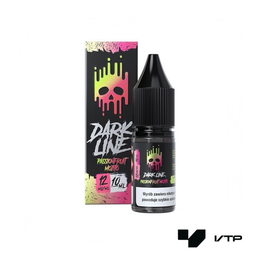 *LIQUID DARK LINE - PASSIONFRUIT MOJITO 10ML 12MG -zdjęcie numer 1