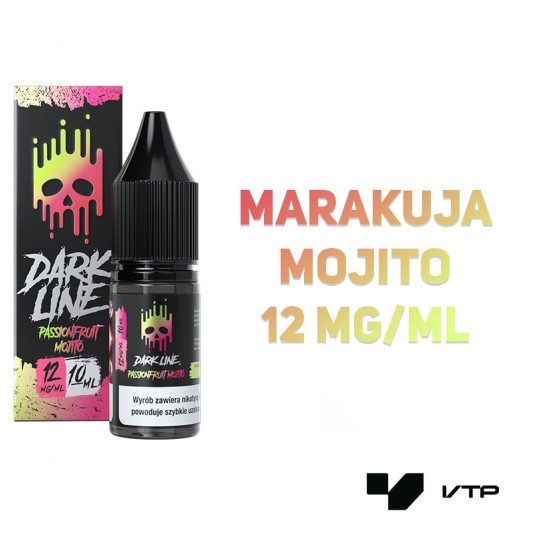 *LIQUID DARK LINE - PASSIONFRUIT MOJITO 10ML 12MG -zdjęcie numer 2
