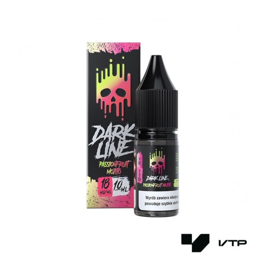 *LIQUID DARK LINE - PASSIONFRUIT MOJITO 10ML 18MG -zdjęcie numer 1
