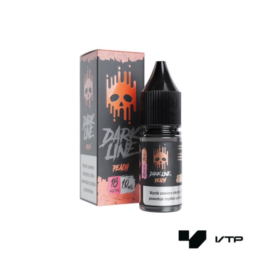 **LIQUID DARK LINE - PEACH 10ML 18MG -zdjęcie numer 1
