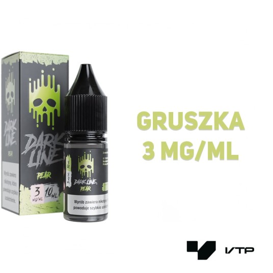 *LIQUID DARK LINE - PEAR 10ML 03MG -zdjęcie numer 2