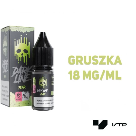 *LIQUID DARK LINE - PEAR 10ML 18MG -zdjęcie numer 2