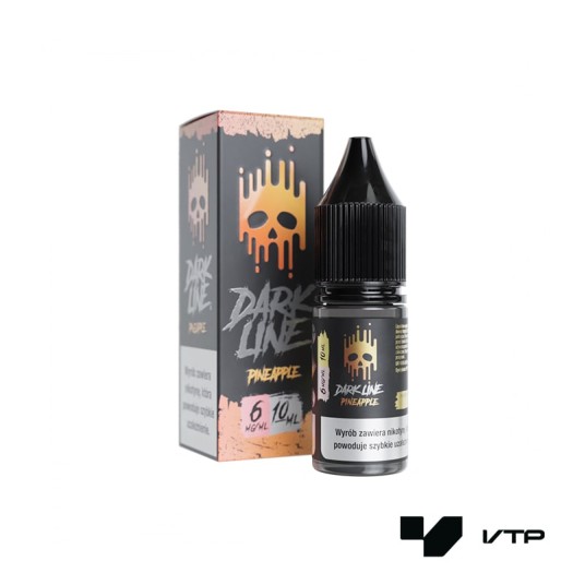 *LIQUID DARK LINE - PINEAPPLE 10ML 06MG -zdjęcie numer 1