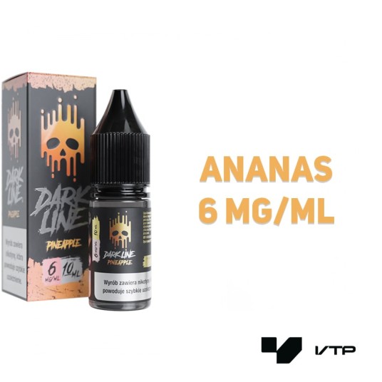 *LIQUID DARK LINE - PINEAPPLE 10ML 06MG -zdjęcie numer 2