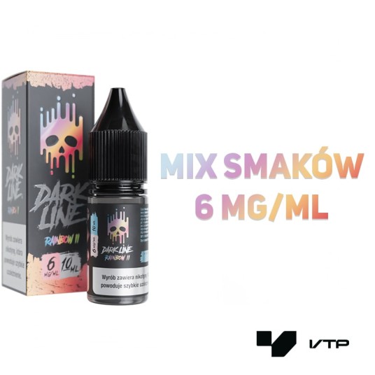 *LIQUID DARK LINE - RAINBOW II 10ML 06MG -zdjęcie numer 2