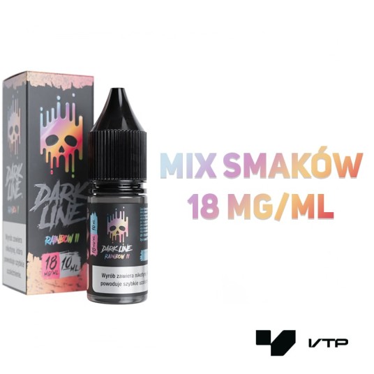 *LIQUID DARK LINE - RAINBOW II 10ML 18MG -zdjęcie numer 2