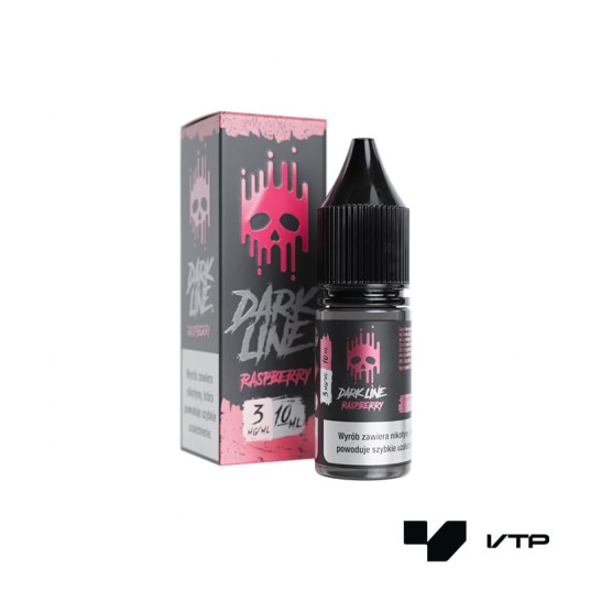*LIQUID DARK LINE - RASPBERRY 10ML 03MG -zdjęcie numer 1