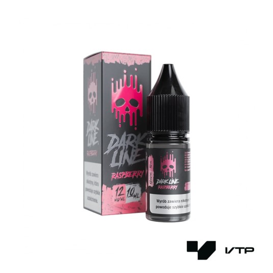 *LIQUID DARK LINE - RASPBERRY 10ML 12MG -zdjęcie numer 1