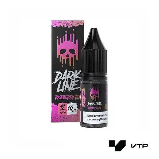 **LIQUID DARK LINE - RASPBERRY TEA 10ML 12MG -zdjęcie numer 1