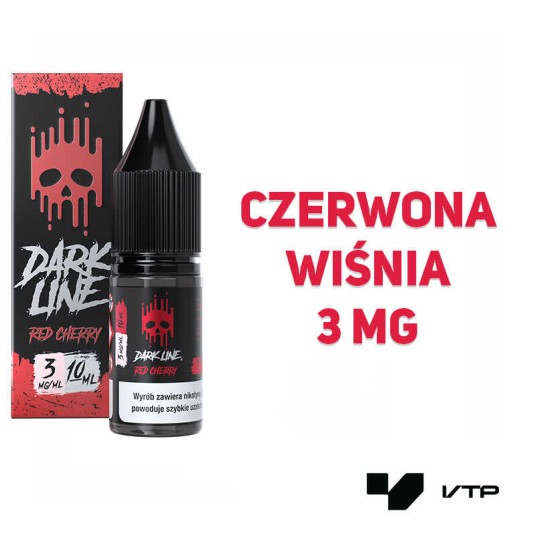 *LIQUID DARK LINE - RED CHERRY 10ML 03MG -zdjęcie numer 2