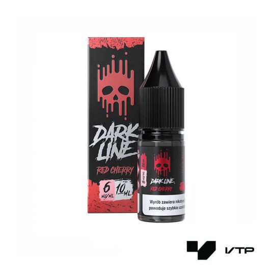 *LIQUID DARK LINE - RED CHERRY 10ML 06MG -zdjęcie numer 1