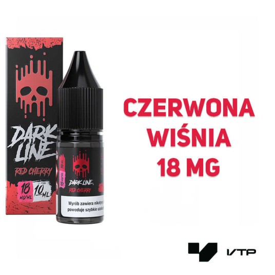 *LIQUID DARK LINE - RED CHERRY 10ML 18MG -zdjęcie numer 2