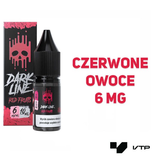 *LIQUID DARK LINE - RED FRUITS 10ML 06MG -zdjęcie numer 2