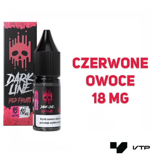 *LIQUID DARK LINE - RED FRUITS 10ML 18MG -zdjęcie numer 2