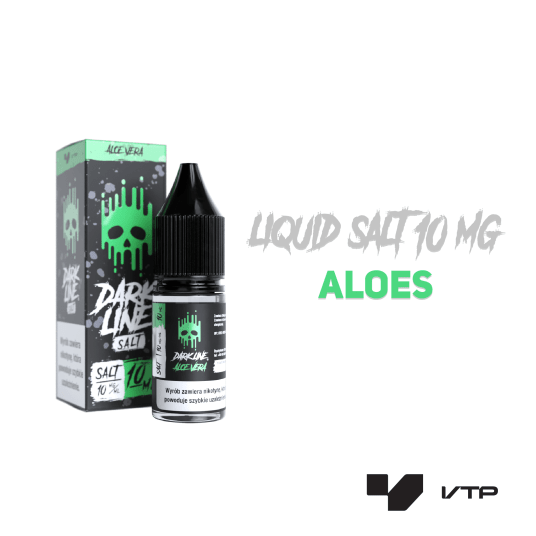 *LIQUID DARK LINE SALT - ALOE VERA 10ML 10MG -zdjęcie numer 2