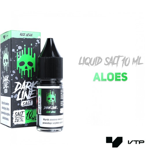 *LIQUID DARK LINE SALT - ALOE VERA 10ML 20MG -zdjęcie numer 2