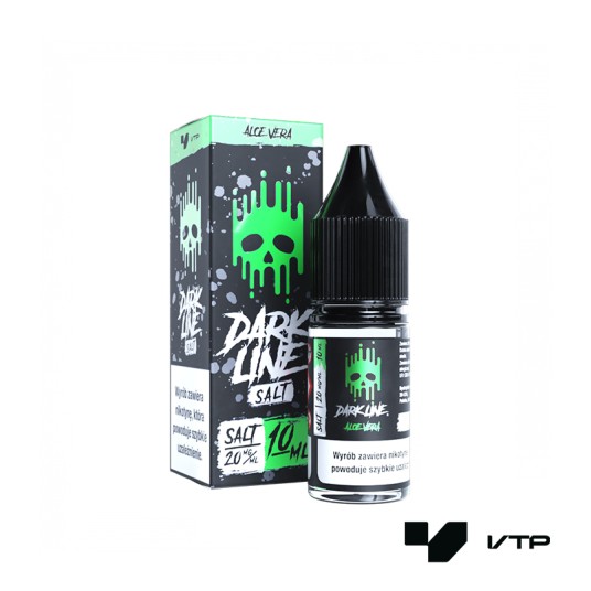 *LIQUID DARK LINE SALT - ALOE VERA 10ML 20MG -zdjęcie numer 1