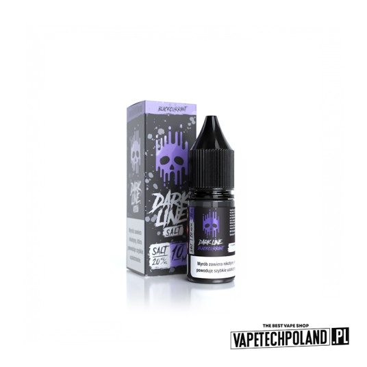 *LIQUID DARK LINE SALT - BLACK CURRANT 10ML 20MG -zdjęcie numer 1