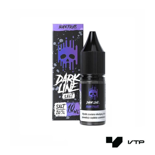 *LIQUID DARK LINE SALT - BLACK FRUITS 10ML 20MG -zdjęcie numer 1