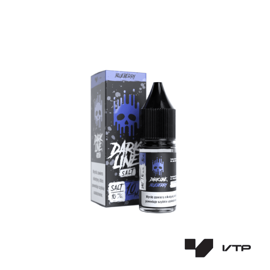 *LIQUID DARK LINE SALT - BLUEBERRY 10ML 10MG -zdjęcie numer 1