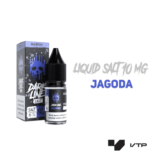 *LIQUID DARK LINE SALT - BLUEBERRY 10ML 10MG -zdjęcie numer 2