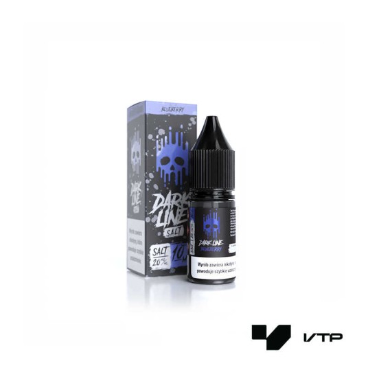**LIQUID DARK LINE SALT - BLUEBERRY 10ML 20MG -zdjęcie numer 1