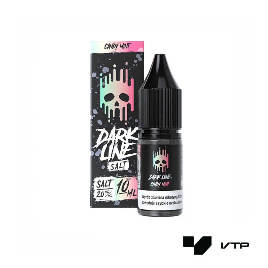 *LIQUID DARK LINE SALT - CANDY MINT 10ML 20MG -zdjęcie numer 1