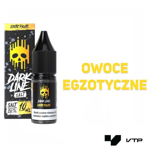 *LIQUID DARK LINE SALT - EXOTIC FRUITS 10ML 20MG -zdjęcie numer 2