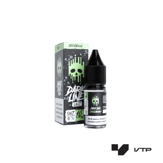 *LIQUID DARK LINE SALT - GOOSEBERRY 10ML 10MG -zdjęcie numer 1