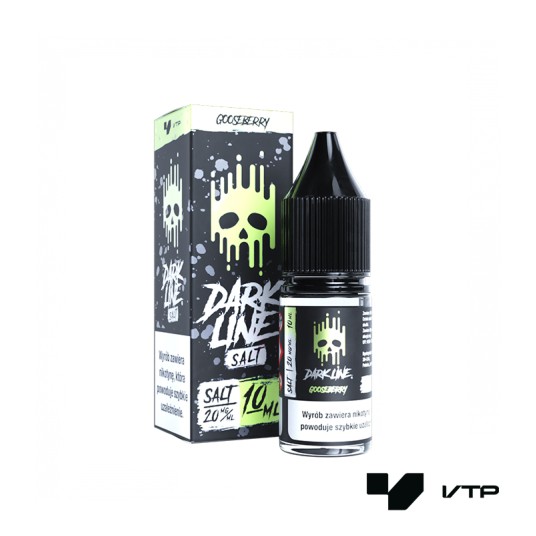 **LIQUID DARK LINE SALT - GOOSEBERRY 10ML 20MG -zdjęcie numer 1