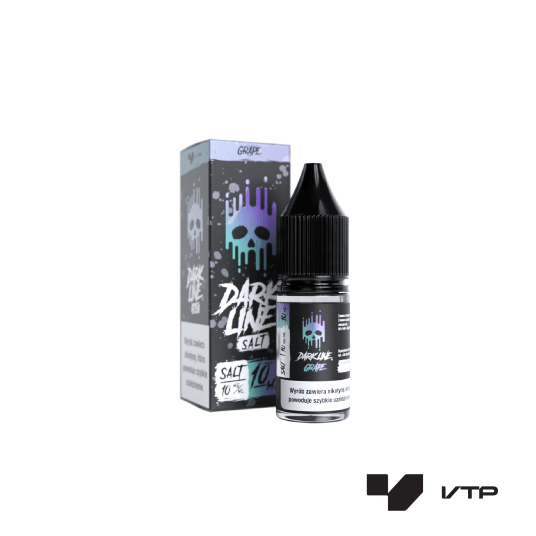 *LIQUID DARK LINE SALT - GRAPE 10ML 10MG -zdjęcie numer 1
